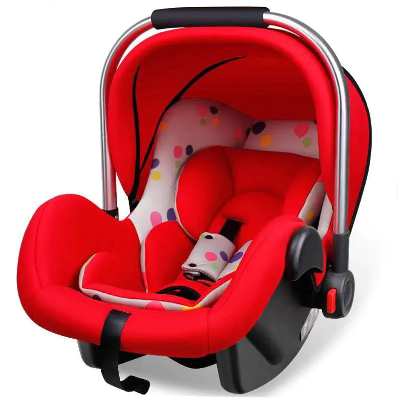 Infant Car Seat with Carry Handle and Cradle Features