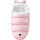 Baby Sleeping Bag with Fur Collar
