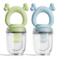 Silicone Baby Fruit Feeder 2 Pack (Blue & Green)
