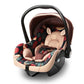 Infant Car Seat with Carry Handle and Cradle Features