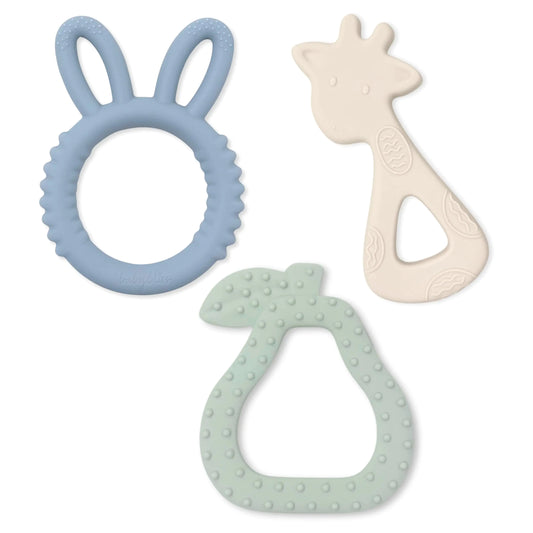 Baby Teether Toys (3 Pack) Teething Relief 3 Month Baby